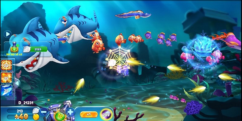 Nhóm các sinh vật phổ biến trong game săn cá